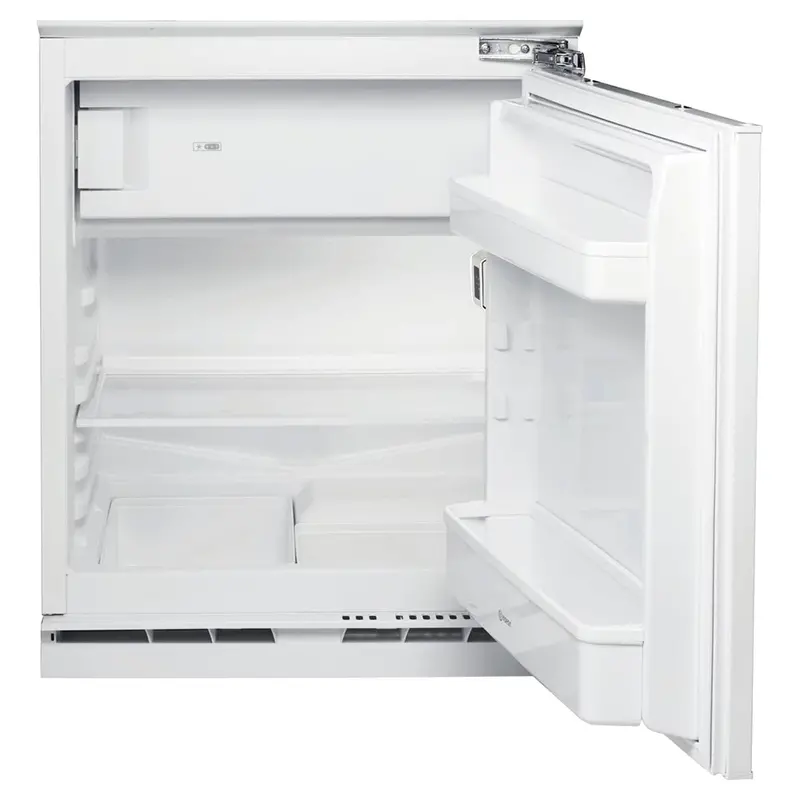 Indesit Inbuf011 126L Built-In Undercounter Fridge Freezer – Steel-Finish Compact Unit 1