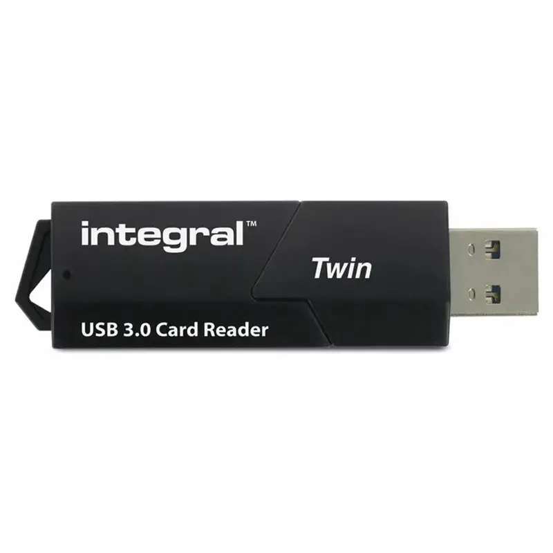 Integral Usb 3.0 Dual-Slot Card Reader – Supports Microsd & Sd Cards 1