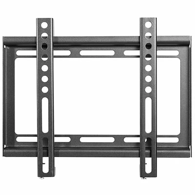 Itech Pb2-Tbb Fixed Wall Mount Bracket – Supports Tvs 23" To 43", Low-Profile Black Design 1