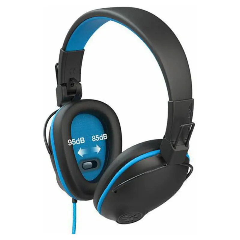 Jlab Ieuhkjpoprblu126 Jbuddies Pop Wired Over-Ear Headset – Vibrant Blue 1