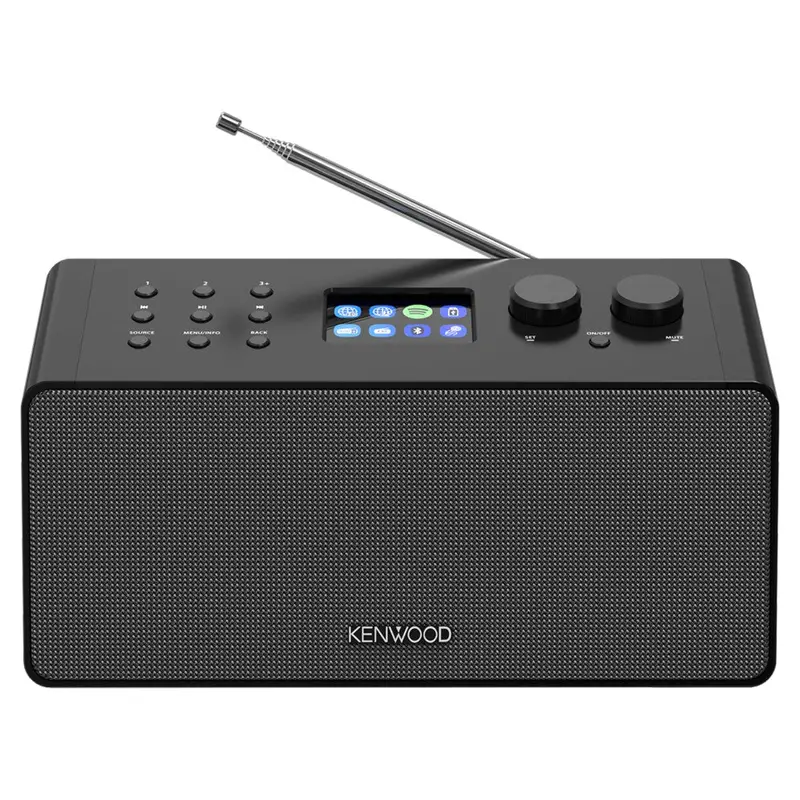 Kenwood Crst90Sb Smart Compact Radio – Sleek Black Bluetooth Audio Receiver 1