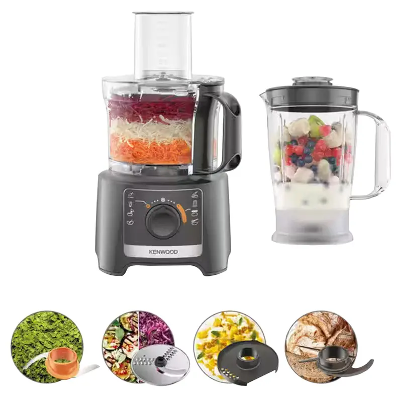 Kenwood Multipro Compact Food Processor & Blender – 800W Slate Grey Unit 1
