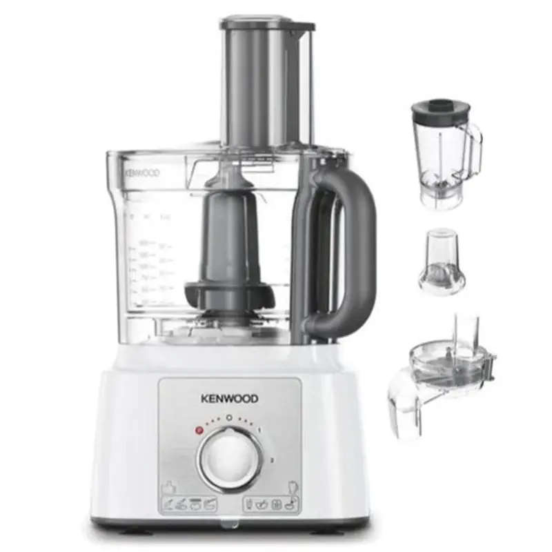 Kenwood Multipro Express 1000W Food Processor – Stainless Steel & White | Fdp65.860Wh 1