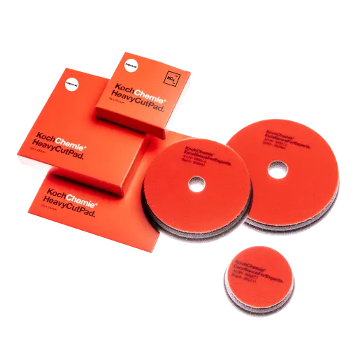 Koch Chemie Heavy-Cut Foam Polishing Pad – Red (3", 5", Or 6") 1