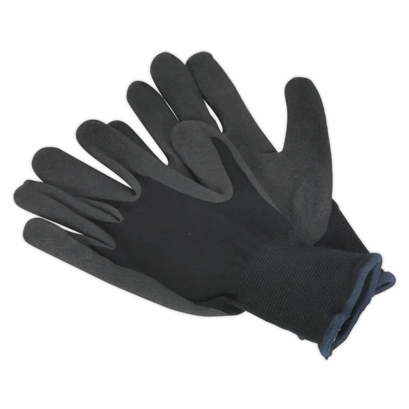 Large Nitrile Foam Palm Gloves – 12-Pair Value Pack 1