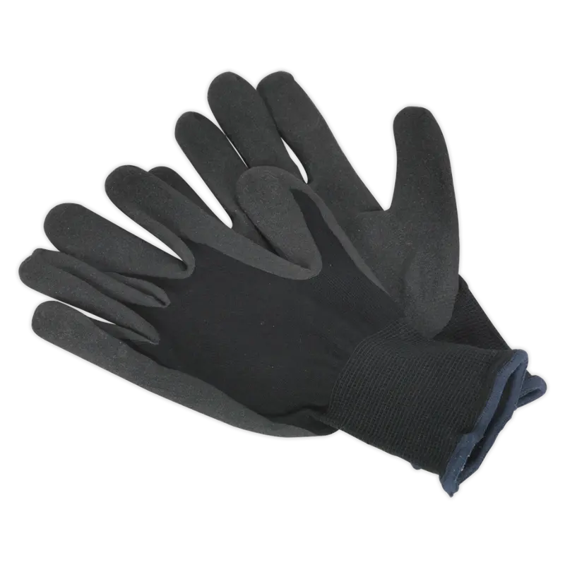 Large Nitrile Foam Palm Safety Gloves – Industrial Grade 1