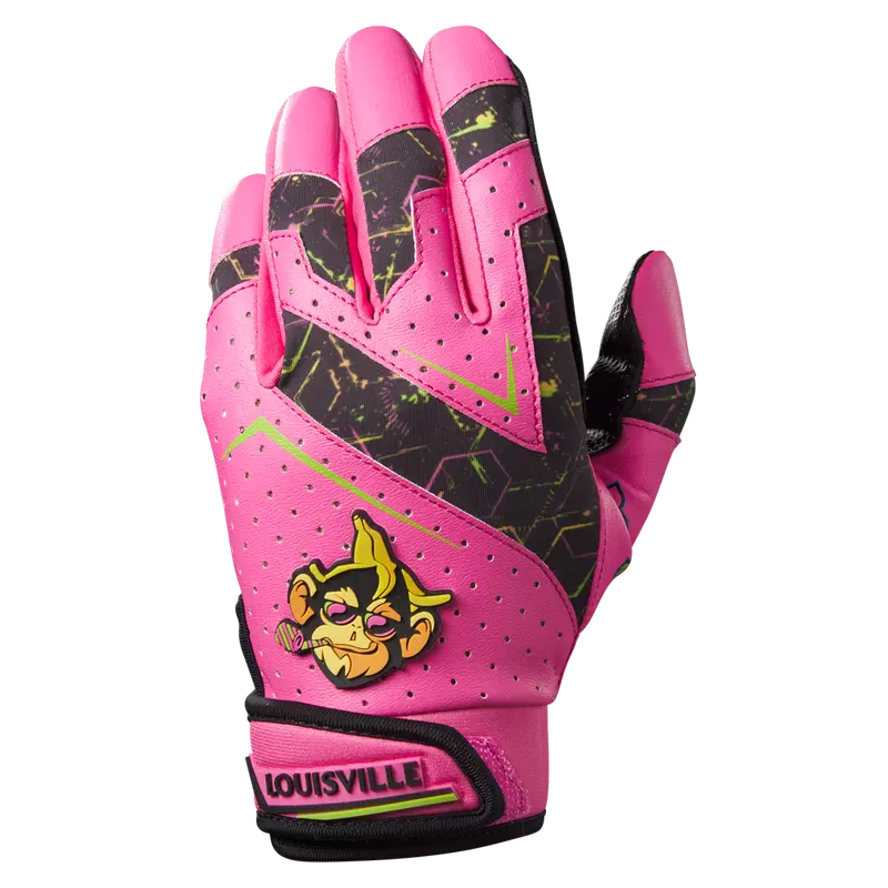 Louisville Slugger Party Animals Youth Batting Gloves – Genuine Leather, V2 Fit 1