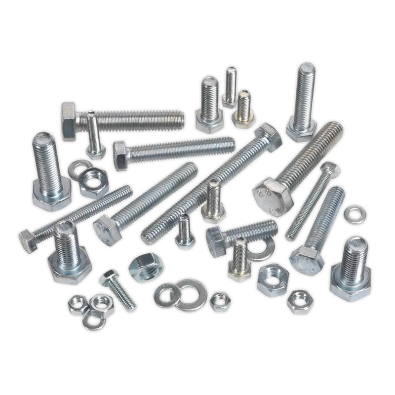 M10 Socket Head Setscrew And Nut Combo Kit – 200-Piece Selection 1
