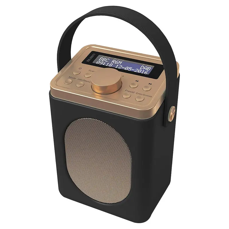 Majority Little Shelford Compact Dab+/Fm Radio – Sleek Black Design (Lshdabblkuk) 1