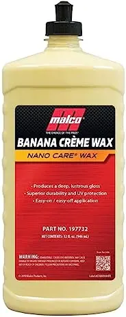 Malco Nano Care Banana Crème Wax – 32 Oz Liquid Wax 1