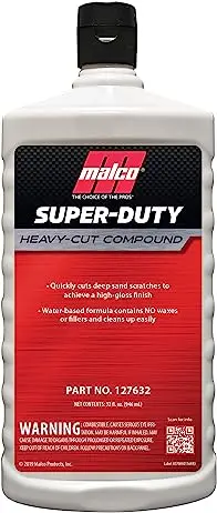 Malco Super Duty Heavy-Cut Compound – 32Oz Refill Size 1