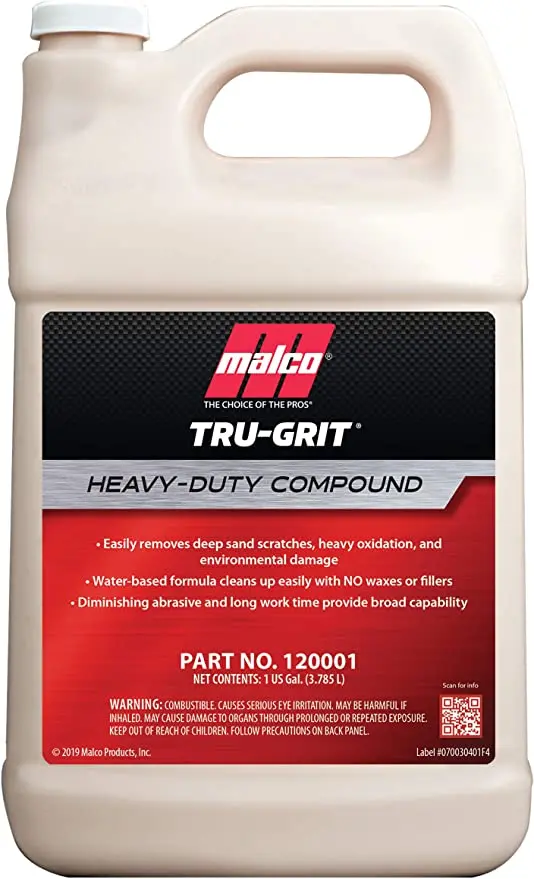Malco Tru Grit Heavy-Duty Compound – 1-Gallon Industrial Strength 1