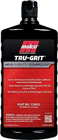 Malco Tru Grit Heavy-Duty Compound – 32Oz Professional Size 1