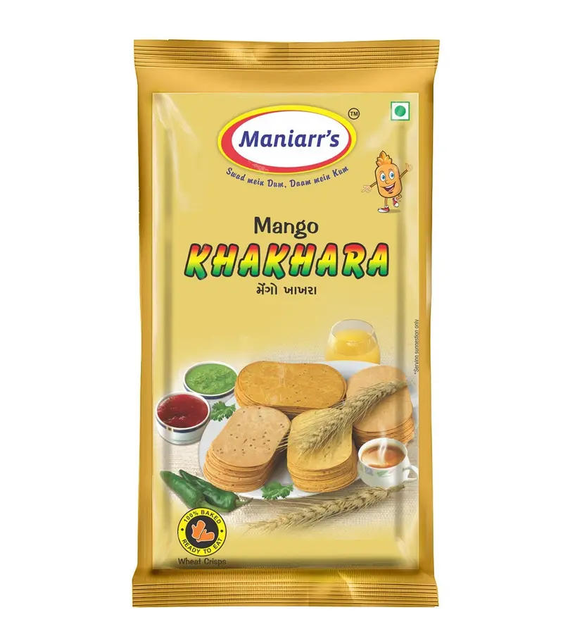 Mango-Infused Khakhra Crisps – 8-Pack 1