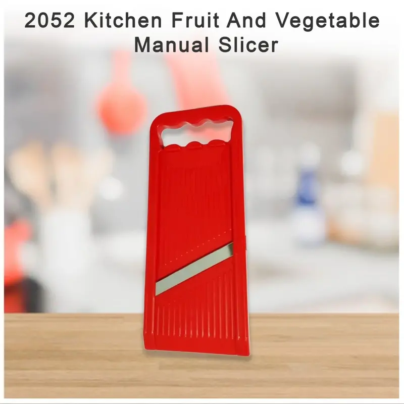 Manual Vegetable Slicer – Adjustable Blade Kitchen Tool For Uniform Slices 1