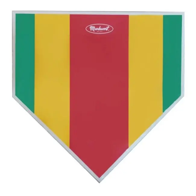 Markwort Strike Zone Home Plate – Precision-Molded Rubber Plate (Mw1729) 1