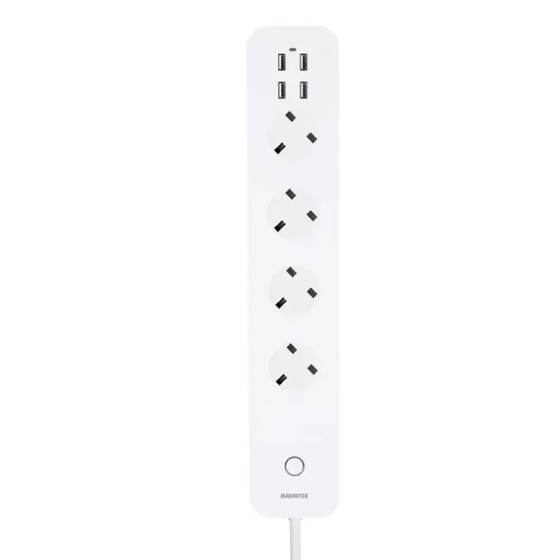 Marmitek Power Li Smart Wi-Fi Power Strip – 4 Sockets, 4.8A, 1.5M Cord | 535239 1