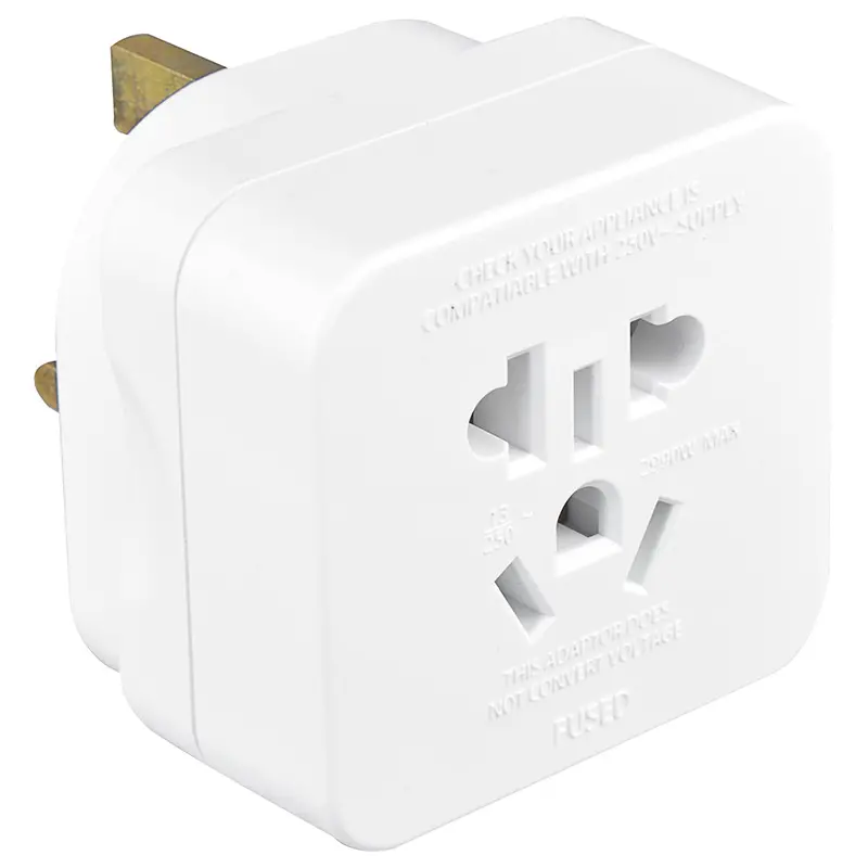 Masterplug Tavuk-Mp Uk Travel Adapter In White 1