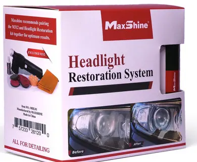 Maxshine Headlight Restoration Kit – Uv-Resistant Clarity System 1