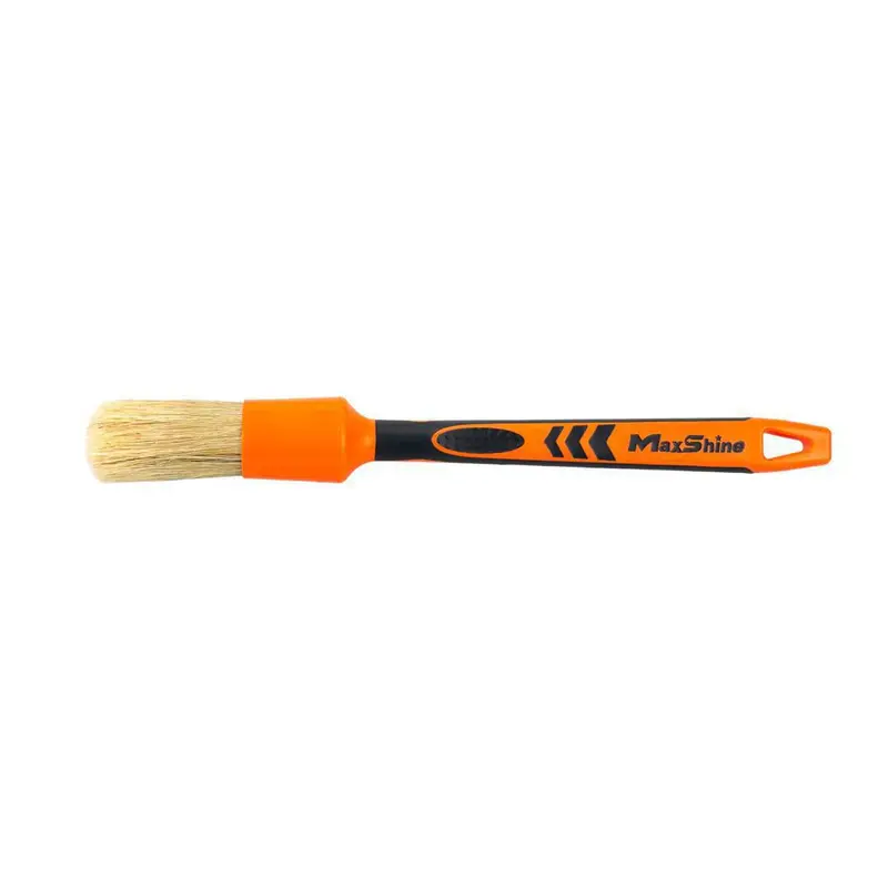 Maxshine Medium Boar’S Hair Detailing Brush – Soft-Bristle Surface Cleaning 1