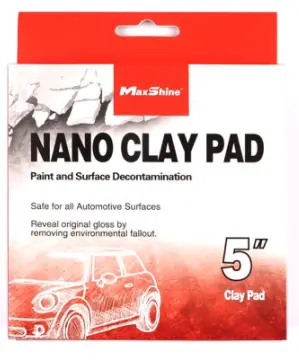 Maxshine Nano Clay Decontamination Pad – 5-Inch Synthetic Clay Tool 1