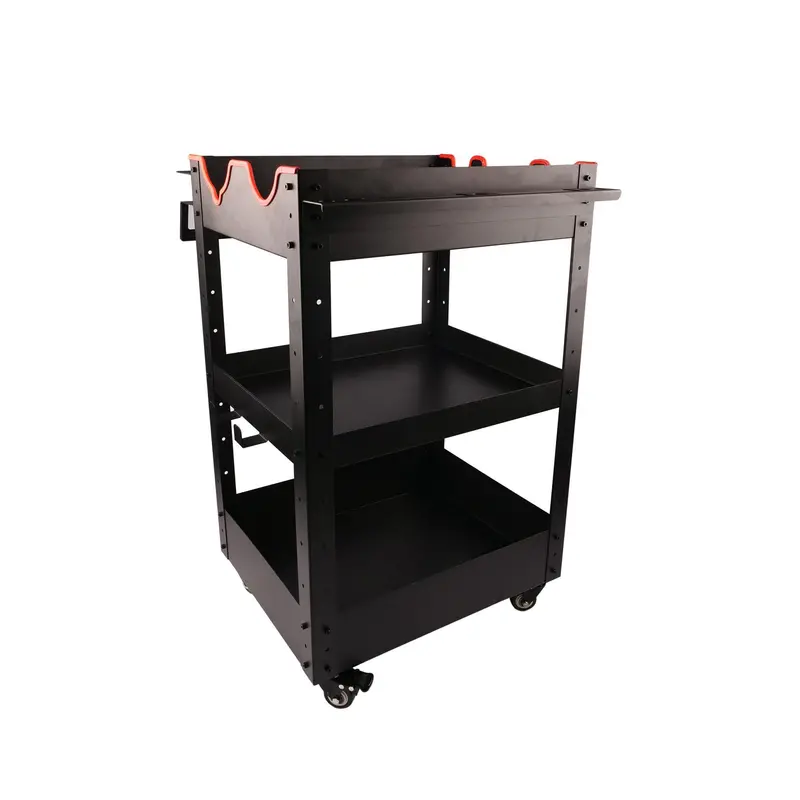 Maxshine Premium Rolling Detailing Cart – Steel Utility Trolley 1
