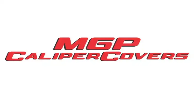 Mgp Engraved 4-Piston Caliper Covers – Front & Rear, Black & Silver Finish For 2019 Ram 1500 1