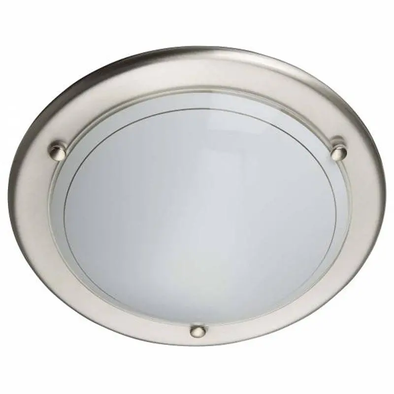 Miramar 1-Light 40W Wall Or Ceiling Light In Iron & White | 90191/13 1