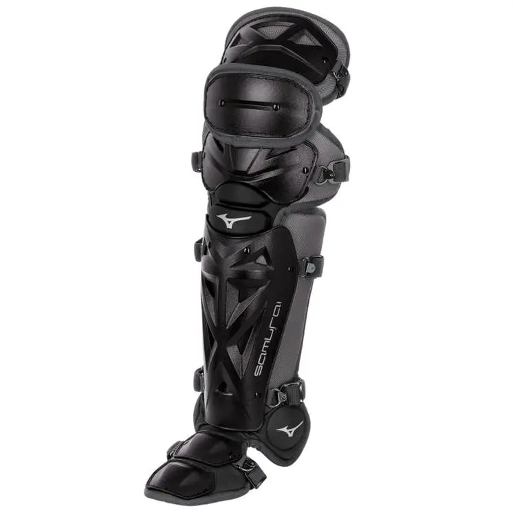 Mizuno Samurai Catcher’S Leg Guards – Adjustable Straps, Molded Shin Protection 1