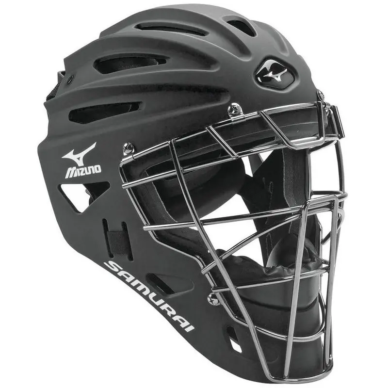 Mizuno Samurai G4 Hockey-Style Catcher’S Helmet – Dual-Density Foam & Ventilated Shell 1