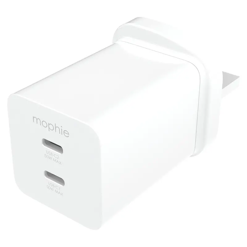 Mophie 50W Usb-C Power Delivery Wall Adapter – High-Speed Charging, White | 409911855 1