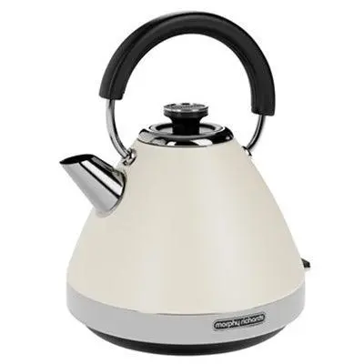 Morphy Richards 100132 1.5L Cream Pyramid Kettle – Venture Series 1
