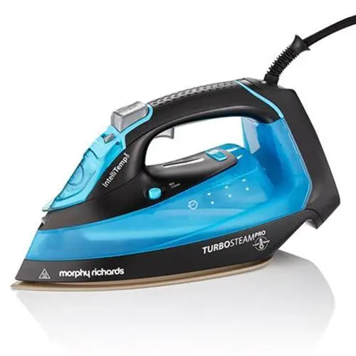 Morphy Richards 3100W Turbosteam Pro Digital Steam Iron With Intellitemp – Blue | 303210 1