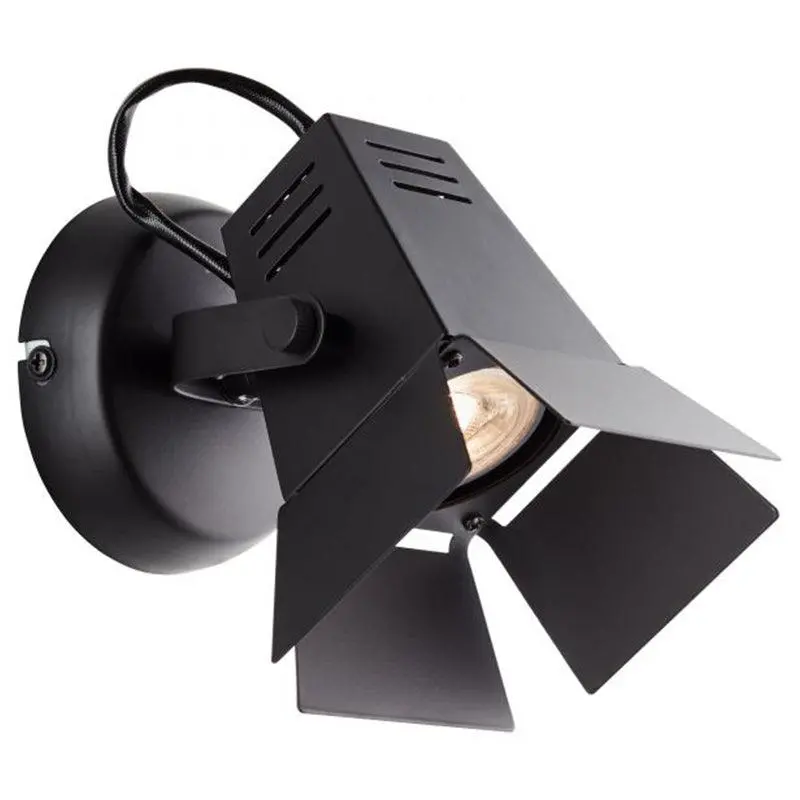 Movie 1-Light 5W Led Spotlight In Matte Black | G08910/76 1