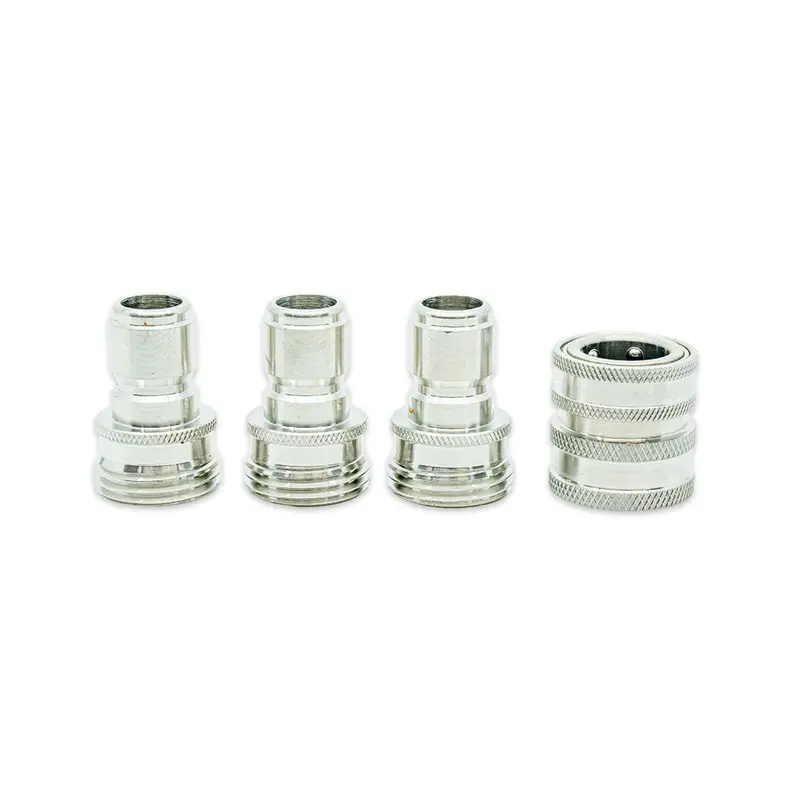 Mtm Hydro Stainless Steel Garden Hose Quick-Connect Accessory Kit 1