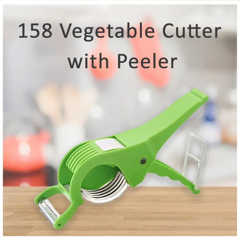 Multi-Functional Vegetable Cutter – Includes Built-In Peeler For Efficient Prep 1