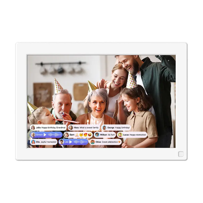 Myfirst Frame Live 10-Inch Digital Photo Frame – White, Wi-Fi Enabled 1