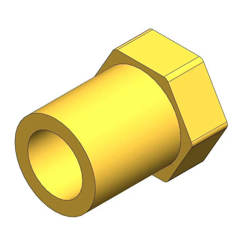 Mytee B104 Brass Reducing Bushing (1/4" Male × 1/8" Female) 1