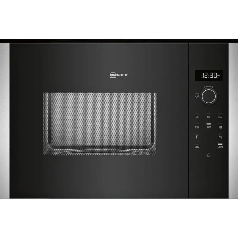 Neff Hlawd53N0B 25-Litre Integrated Microwave Oven – Sleek Black Design 1