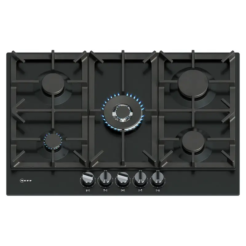 Neff N70 Gas Hob – 75 Cm Wide, 5 Burners, Sleek Black Design | T27Ciq8S0 1
