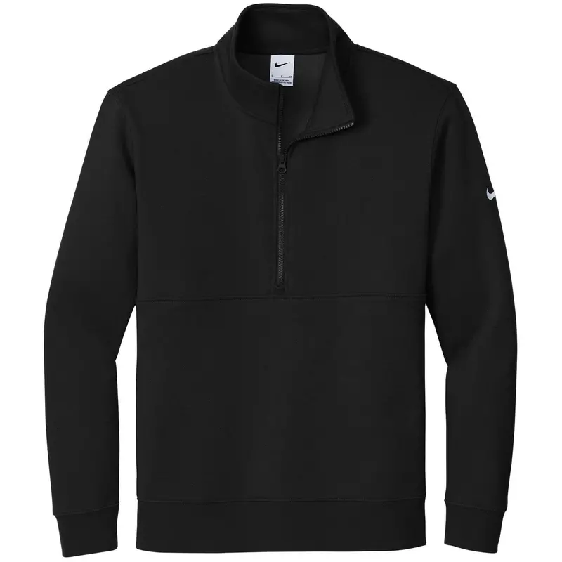 Nike Club Fleece Half-Zip Sweatshirt With Swoosh Sleeve Detail 1