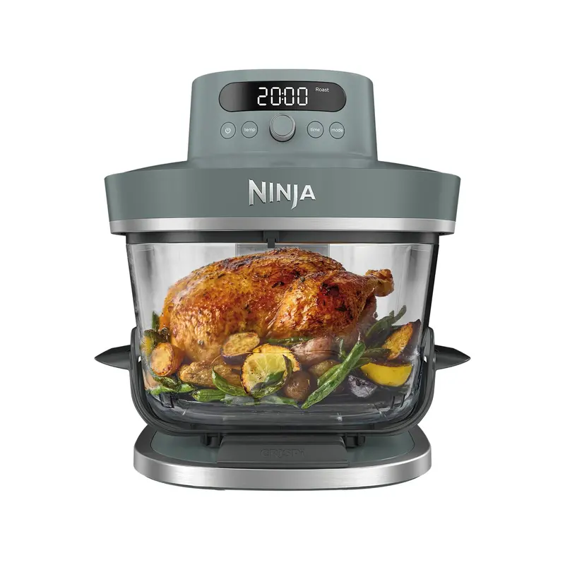 Ninja As101Ukgy Crispi Pro 7-In-1 Xl Air Fryer With Glass Basket – Ash Grey 1