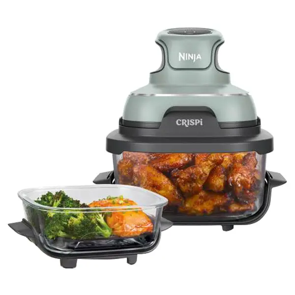 Ninja Crispi 4-In-1 Air Fryer – Portable Glass Model In Sage Green 1