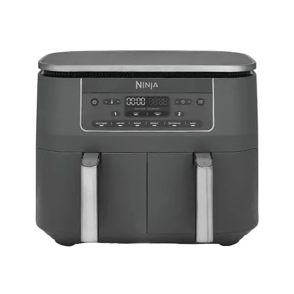 Ninja Dz300Uk Dual-Zone Air Fryer – 7.6L Capacity, 6-In-1 Functionality, Gunmetal Grey 1