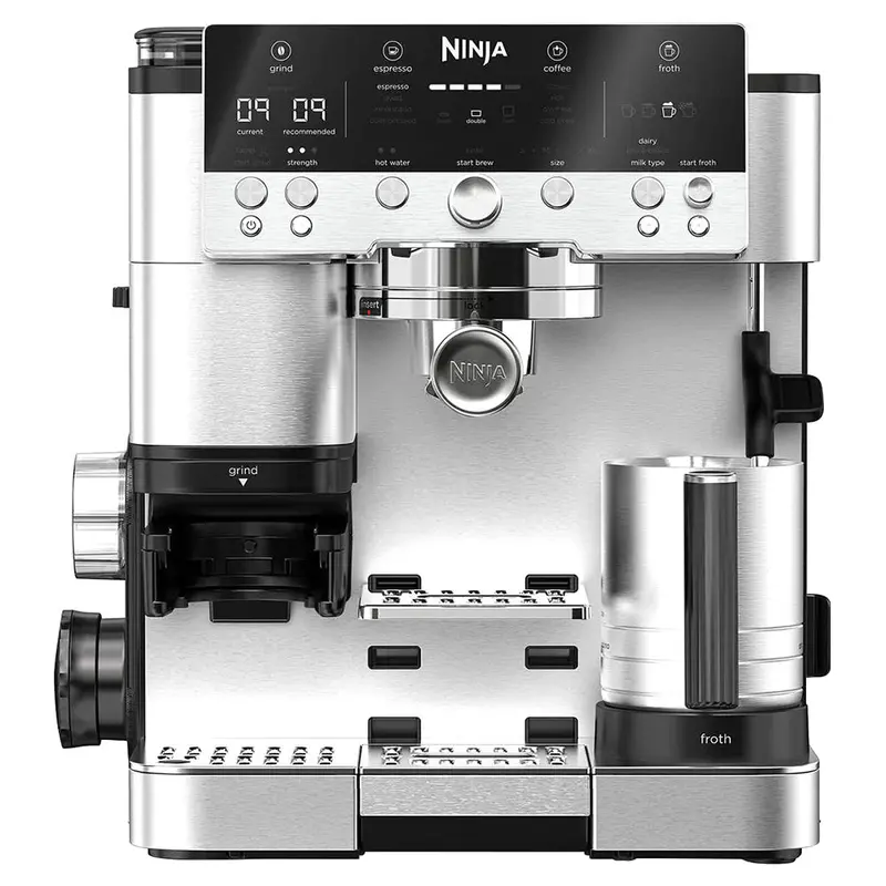 Ninja Es601Uk Luxe Café Premier Espresso Machine – Bean-To-Cup, Black & Stainless Steel 1