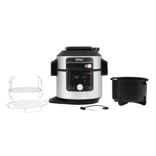 Ninja Ol750Uk Foodi Max 7.5L 15-In-1 Smartlid Multi-Cooker – Silver And Black 1