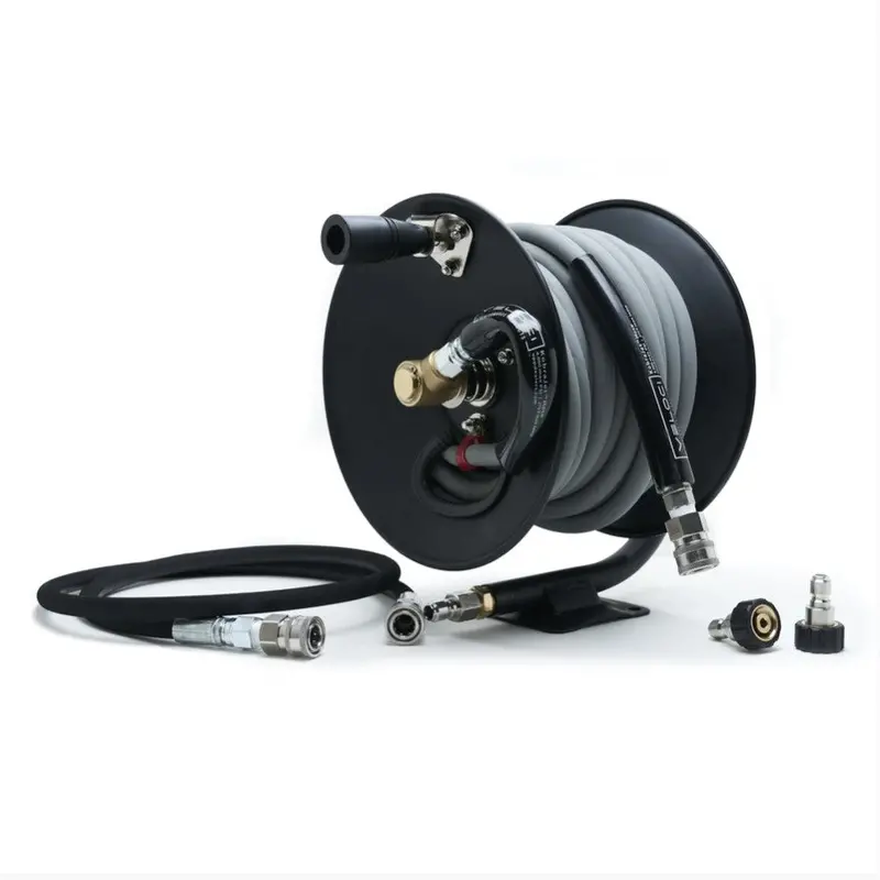 No-Mark Grey Premium Hose Reel Kit 1