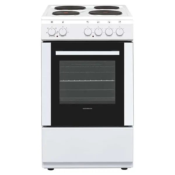 Nordmende 50 Cm Freestanding Electric Oven With Ceramic Hob – White | Cse515Wh 1