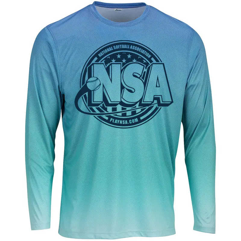 Nsa Barbados Sublimated Long-Sleeve Performance Shirt 1