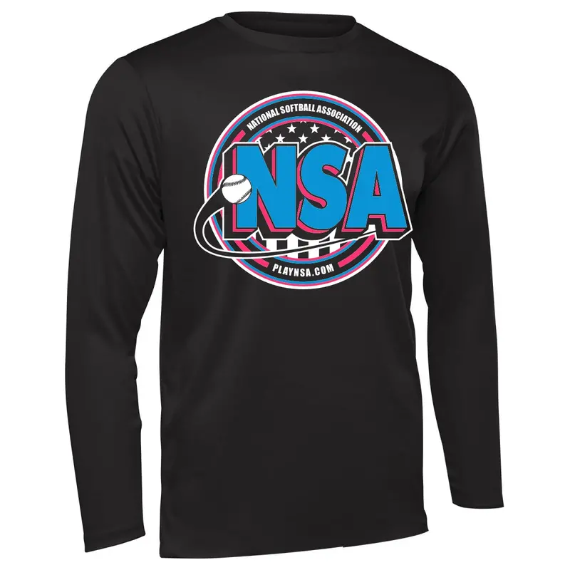 Nsa Crest Dry-Fit Long-Sleeve Performance Shirt – Moisture-Wicking Fabric 1